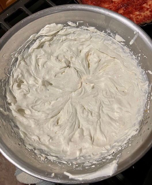 Mascarpone cream filling