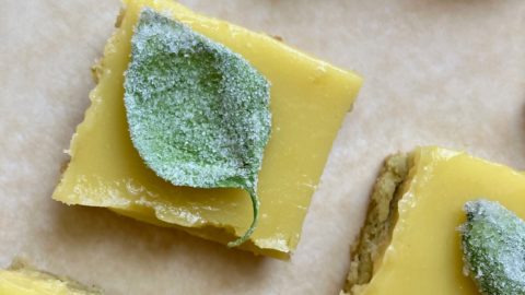 Basil Lemon Bars