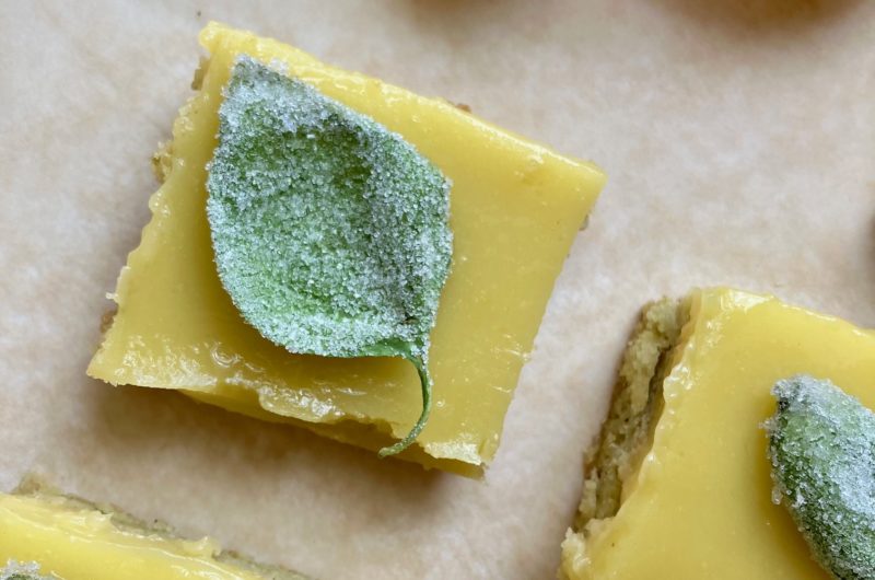 Basil Lemon Bars