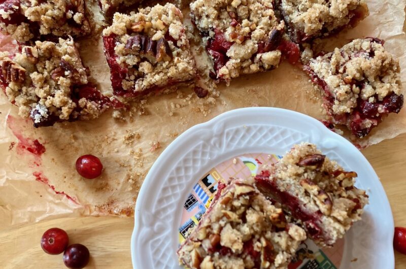 Cranberry Crumb Bars