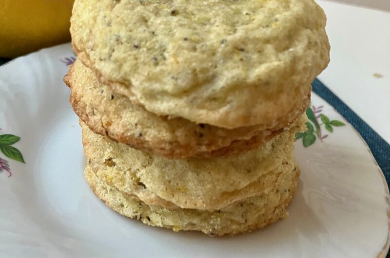 Preserved lemon poppy seed cookies