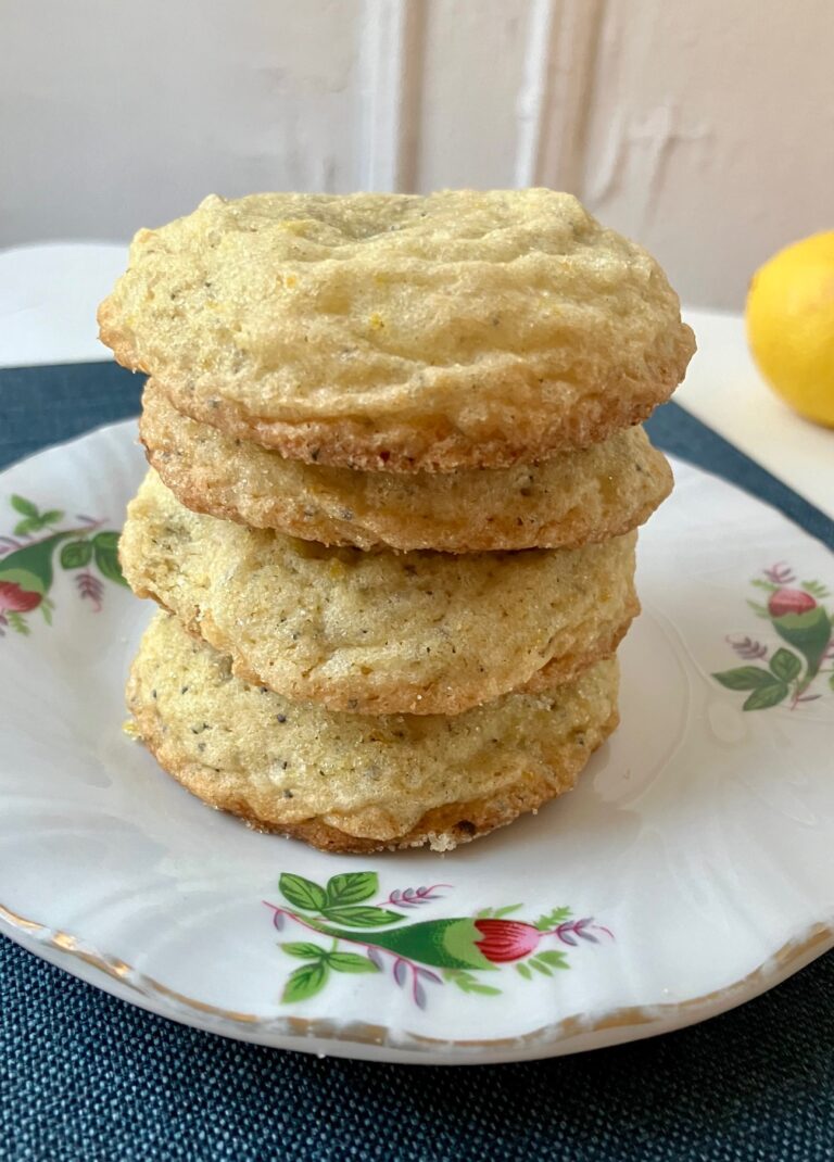 Preserved lemon poppy seed cookies