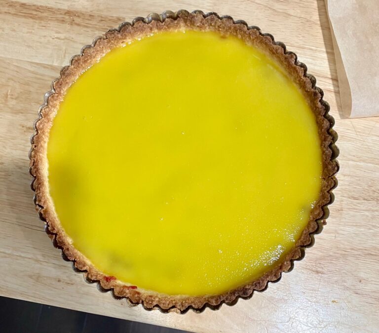 Lemon olive oil tart