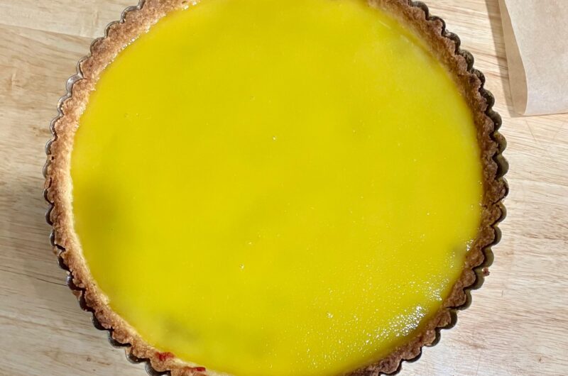 Lemon olive oil tart