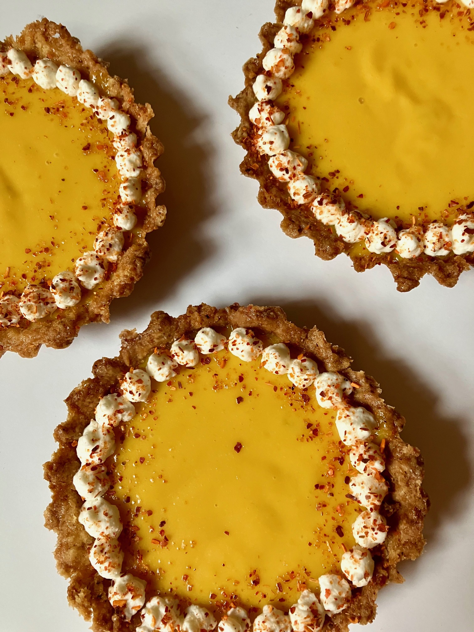 tajin mango tartlets