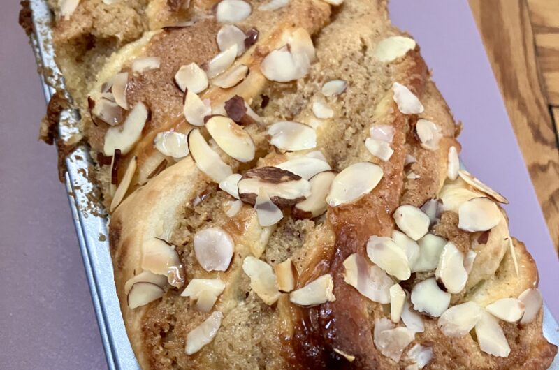 almond croissant babka