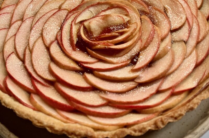 caramel apple tart